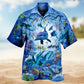 Dolphin Spirit Animal Hawaiian Shirt For Summer Gatherings Island Travel And Comfortable Casual Wear