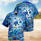 Dolphin Spirit Animal Hawaiian Shirt For Summer Gatherings Island Travel And Comfortable Casual Wear