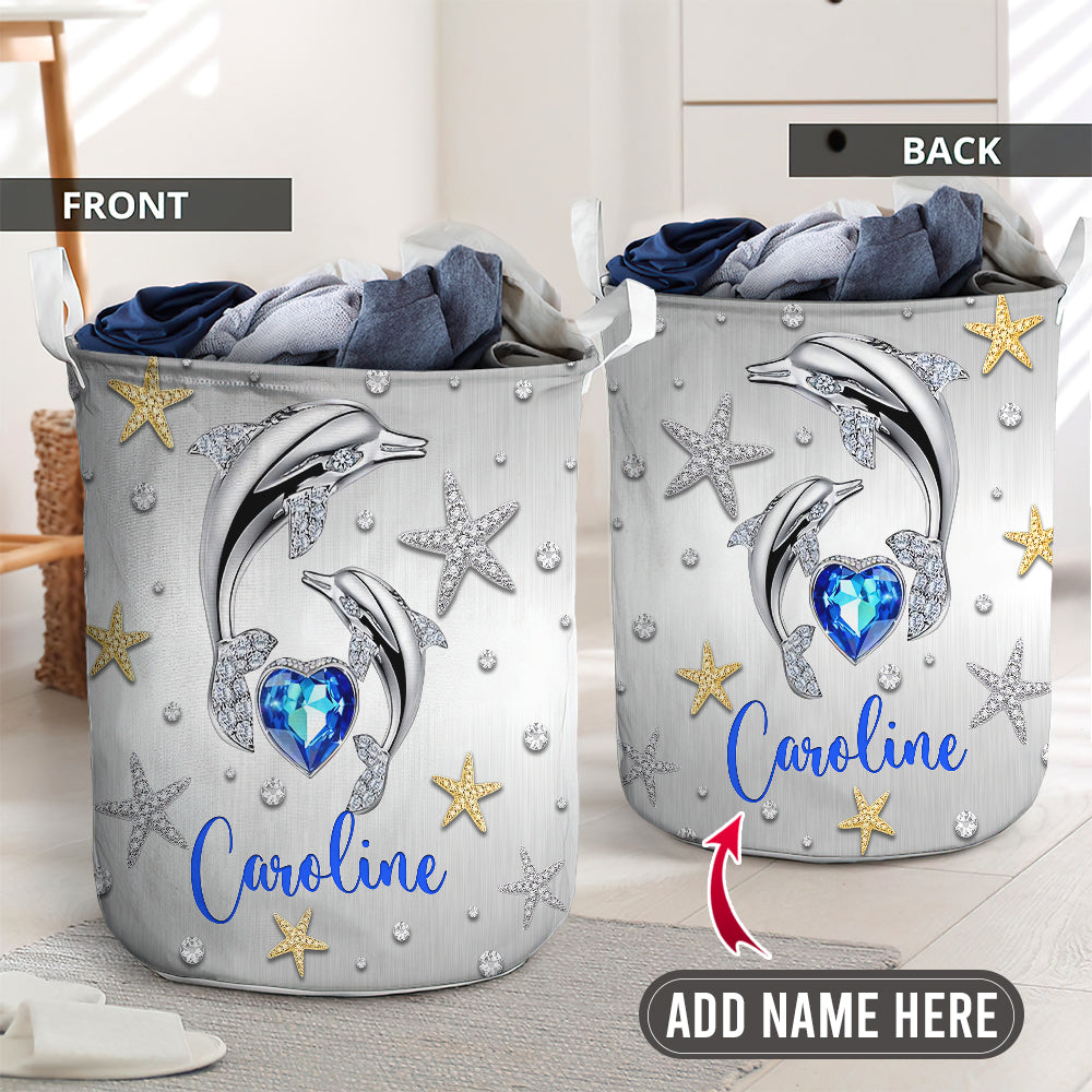 Dolphin Advice Laundry Basket For Bathroom Bedroom Storage
