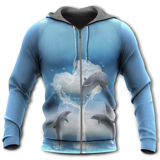 Blue Dolphin Fresh Sky Hoodie For Ocean Adventures Seasonal Travel And Gift Giving