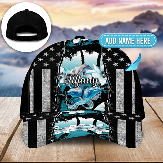 Dolphin Tropical Sea Personalized Classic Cap For Daily Wear Travel And Outdoor Activities