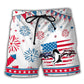 Dolphin Humor America Beach Shorts For Tropical Vacation And Coastal Travel