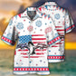 Funny Dolphin Independence Day Hawaiian Shirt Artwork View For Weekend Travel And Beach Style