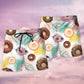 Donut Lover Sweet Time Beach Shorts Design View For Summer Events And Coastal Getaways