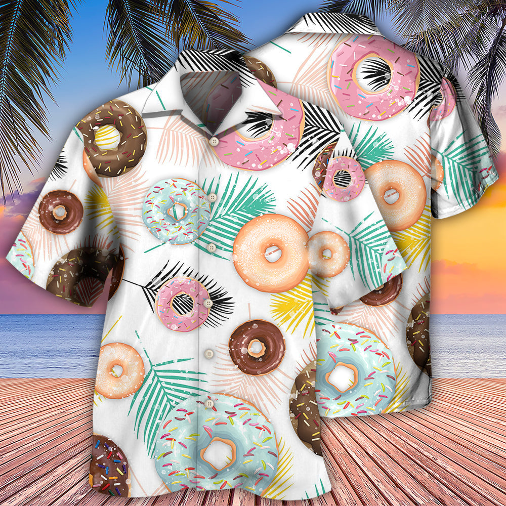Donut Hawaiian Shirt Artwork View For Coastal Escapes And Resort Style