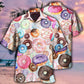 Food Donut Hawaiian Shirt For Coastal Adventures And Warm Weather Wear