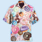 Food Donut Hawaiian Shirt Design View For Resort Travel And Thoughtful Gifting