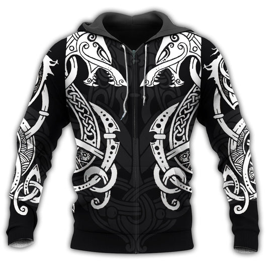 Fantasy Double Dragon Fire Hoodie For Fantasy Adventures Weekend Travel And Relaxed Outfits