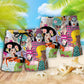 Drag Performer Singing Stage Beach Shorts Design View For Poolside Relaxation And Holiday Trips