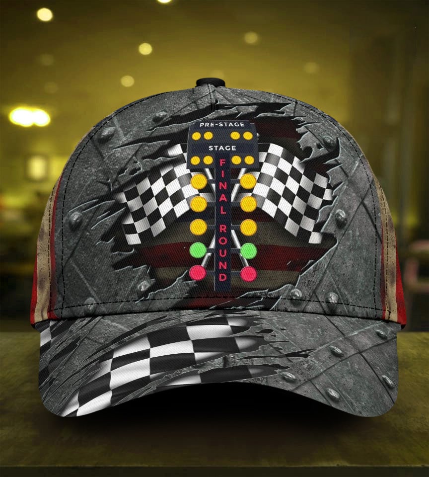 Drag Racing Speed Motorsport Classic Cap For Outdoor Activities Weekend Trips And Casual Wear