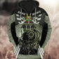 Green Drag Racing Hoodie For Casual Activities Seasonal Outings And Gift Ideas