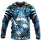 Blue Fantasy Viking Dragon Hoodie For Bold Casual Wear Seasonal Trips And Myth Inspired Gifting
