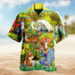 Dragon And Cats Hawaiian Shirt For Relaxed Getaway, Beachside Event, And Coastal Casual Wear
