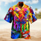 Dragon And Dragonfly Hawaiian Shirt For Summer Vacation And Relaxed Resort Style