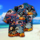 Halloween And Fantasy Dragon Hawaiian Shirt With All Over Print For Tropical Getaways Outdoor Fun And Everyday Wear