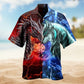 Dragon Wolf Hawaiian Shirt For Island Vacations, Resort Wear, And Relaxed Seasonal Style