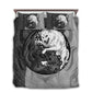 Black And White Dragon And Wolf Bedding Cover For Fantasy Bedroom Decor