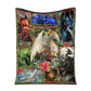 Dragon Christmas Flannel Blanket For Cozy Bedroom Sofa Decor