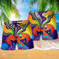 Galaxy Dragon Fantasy Beach Shorts Pattern Detail For Resort Wear And Thoughtful Gift Giving