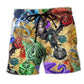 Dragon D20 Colorful Beach Shorts For Summer Vacation And Coastal Travel