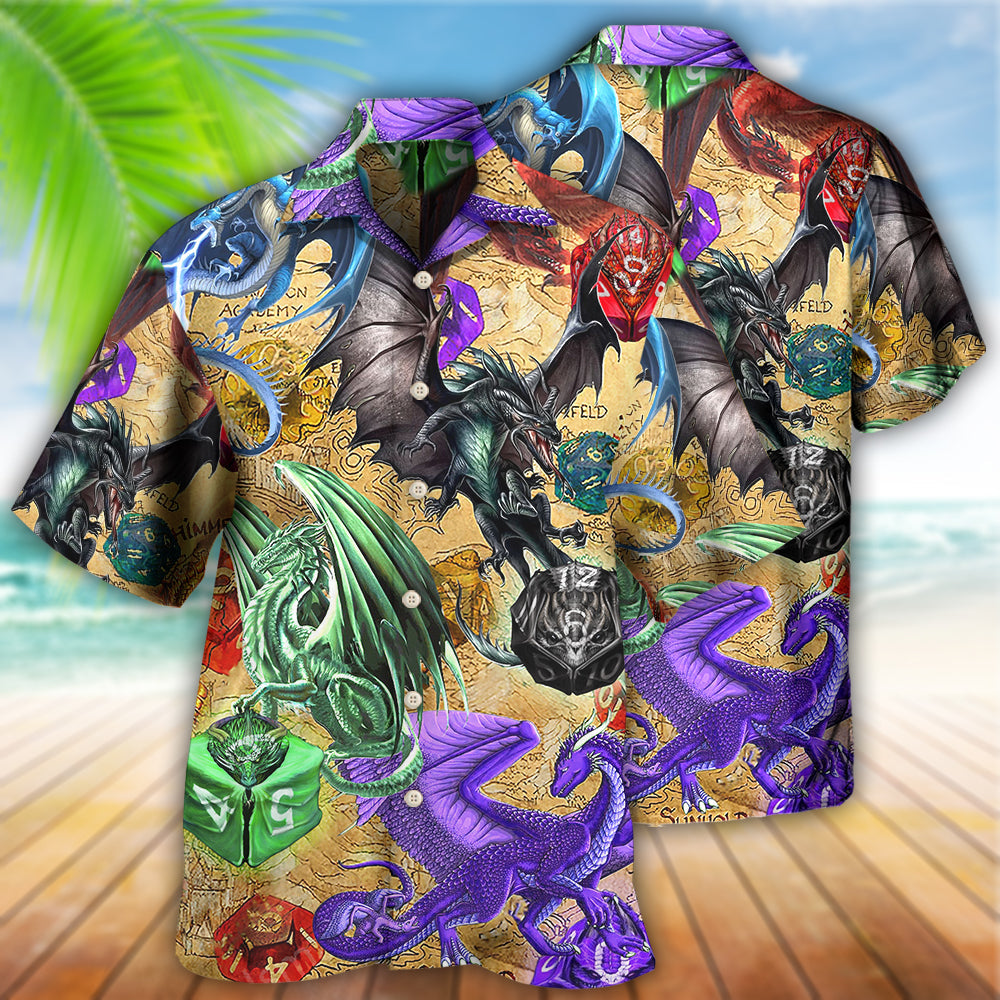 Dragon Tabletop Dice Amazing Hawaiian Shirt For Poolside Relaxation And Sunny Getaways