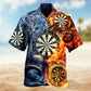 Dragon Darts Hawaiian Shirt For Weekend Escape, Tropical Holiday, And Comfortable Travel Wear