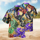 Dragon Dice Hawaiian Shirt For Resort Holiday And Casual Wear