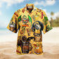 Dragon Drunkgon Loves Beer Hawaiian Shirt For Summer Events Artistic Themes And Relaxed Casual Style