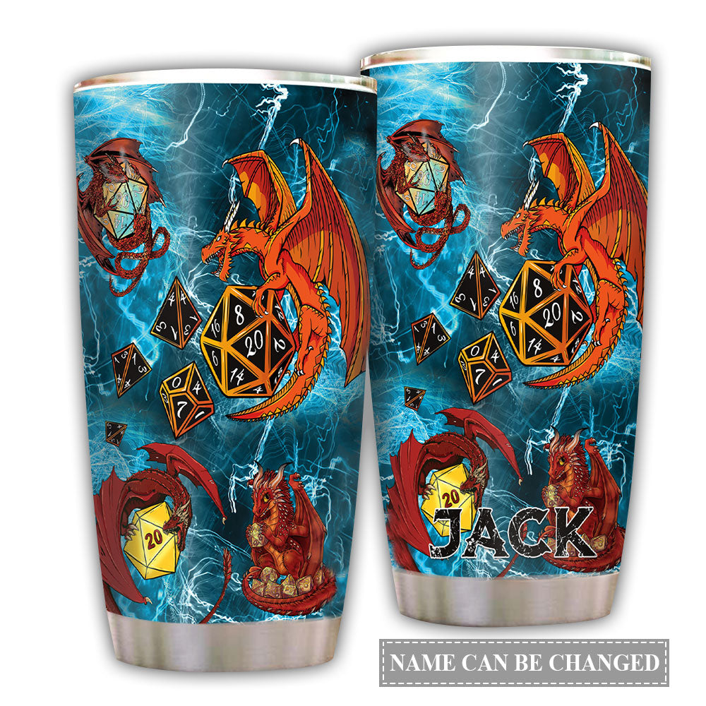 Dragon Fire Personalized 20 Oz Tumbler For Coffee Travel And Daily Drinks