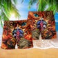 Dragon Fire Beach Shorts Pattern Detail For Relaxed Weekends And Casual Outdoor Comfort