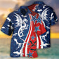 Dragon Independence Day American Hawaiian Shirt Artwork View For Weekend Travel And Beach Style