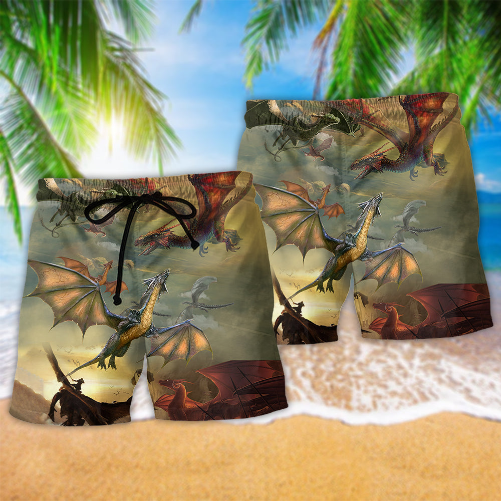 Dragon Beach Shorts For Poolside Relaxation And Summer Adventures