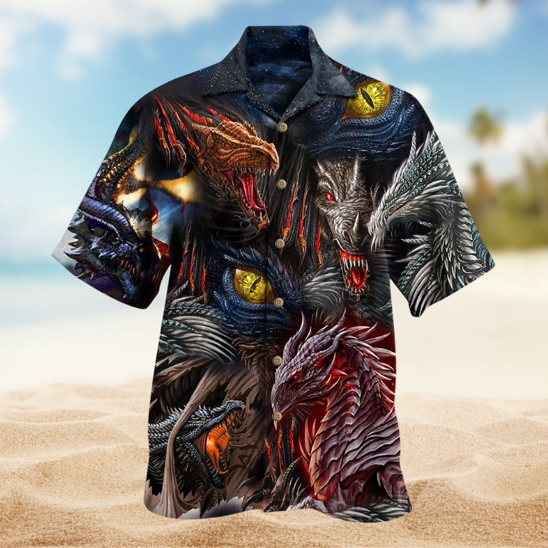 Dragon Ancient Legend Hawaiian Shirt For Casual Weekend And Summer Party Style