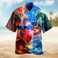 Dragon Ancient Legend Hawaiian Shirt For Coastal Travel, Casual Events, And Comfortable Summer Wear