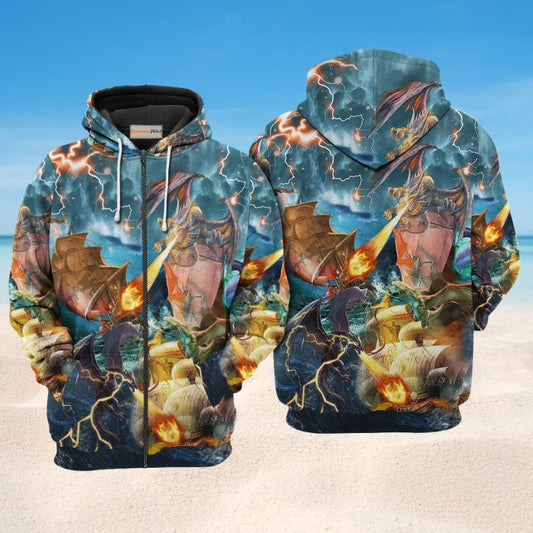 Dragon Love Life Hoodie For Creative Casual Style Seasonal Outings And Comfort
