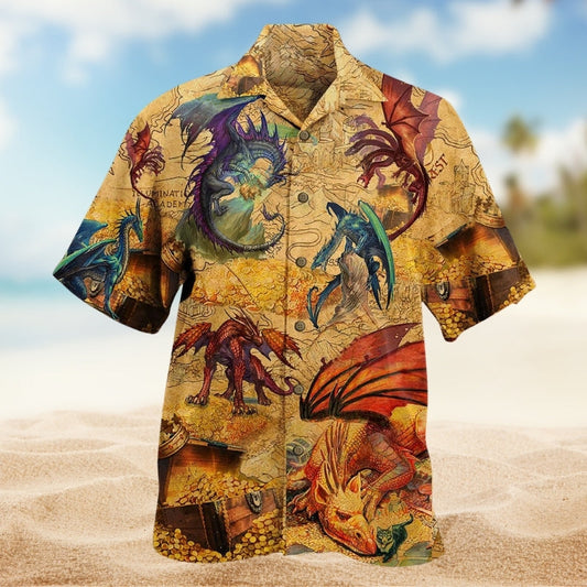 Dragon Eternal Spirit Hawaiian Shirt For Resort Holiday And Thoughtful Gifting