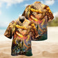 Dragon Fantasy Flame Hawaiian Shirt For Tropical Holiday, Island Getaway, And Outdoor Comfort