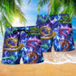 Dragon Lightning Fantasy Power Beach Shorts For Beach Trips And Relaxed Vacation Styling