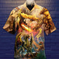 Dragon Epic Battle Defending Territory Hawaiian Shirt For Coastal Adventures And Warm Weather Wear