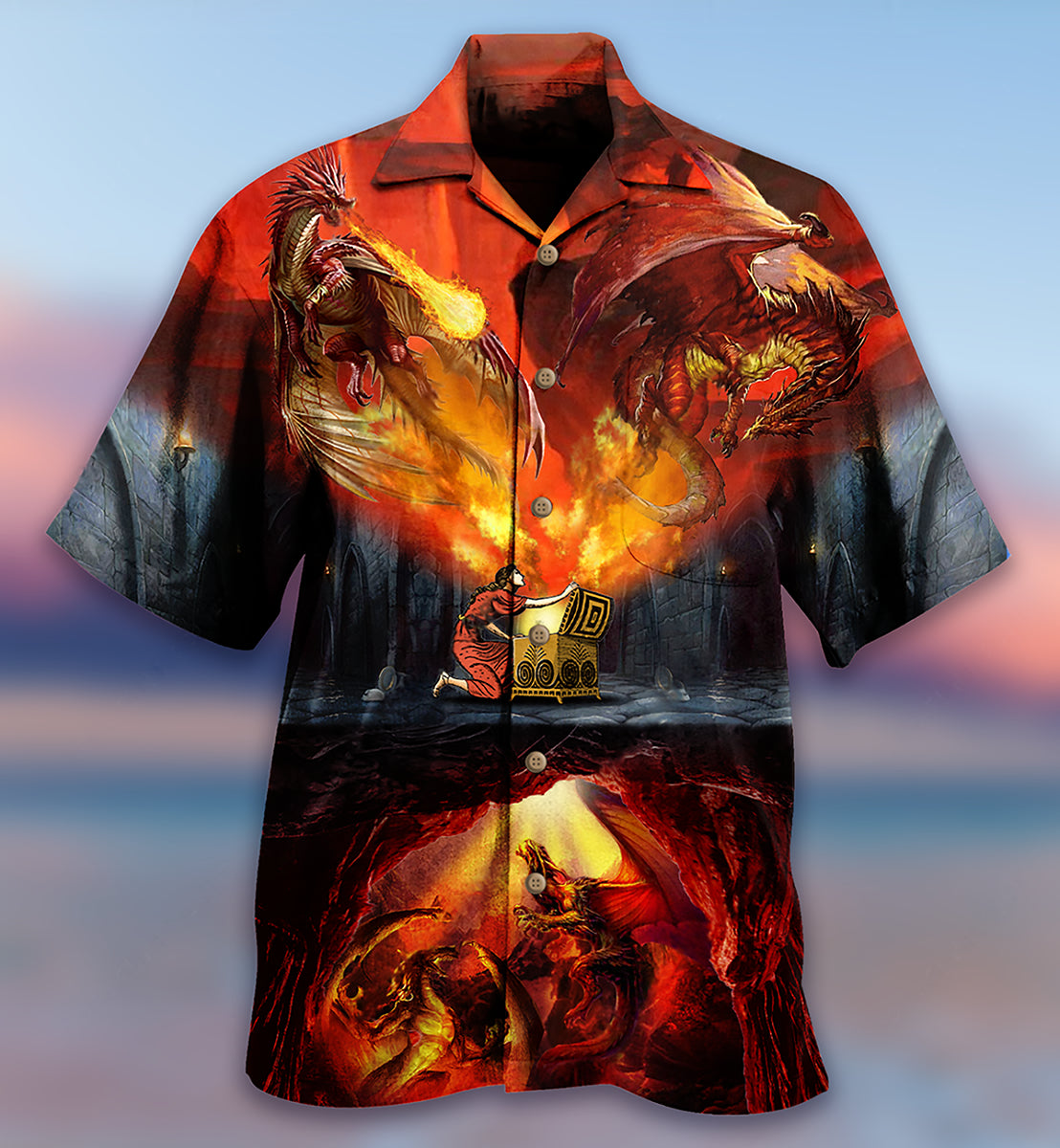 Dragon Amazing Hawaiian Shirt Design View For Resort Travel And Thoughtful Gifting