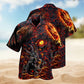 Dragon Mystic Flame Hawaiian Shirt For Vacation Cruise And Weekend Wear