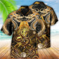 Dragon Moon Hawaiian Shirt Design Detail For Sunny Adventures And Casual Wear
