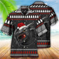 Black Red Dragon Christmas Hawaiian Shirt Artwork Detail For Resort Trips And Outdoor Activities