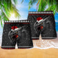 Dragon Christmas Night Beach Shorts Pattern Detail For Holiday Travel And Comfortable Daily Wear
