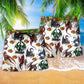 Dragon Christmas Bells Festive Fantasy Beach Shorts For Resort Travel And Thoughtful Summer Gifting