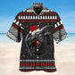 Festive Dragon Christmas Hawaiian Shirt For Island Vacations, Resort Wear, And Relaxed Seasonal Style