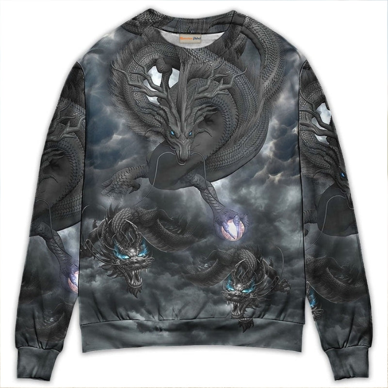 Dragon Power Fantasy Sweater For Animal Lovers Casual Wear Holidays And Thoughtful Gifting