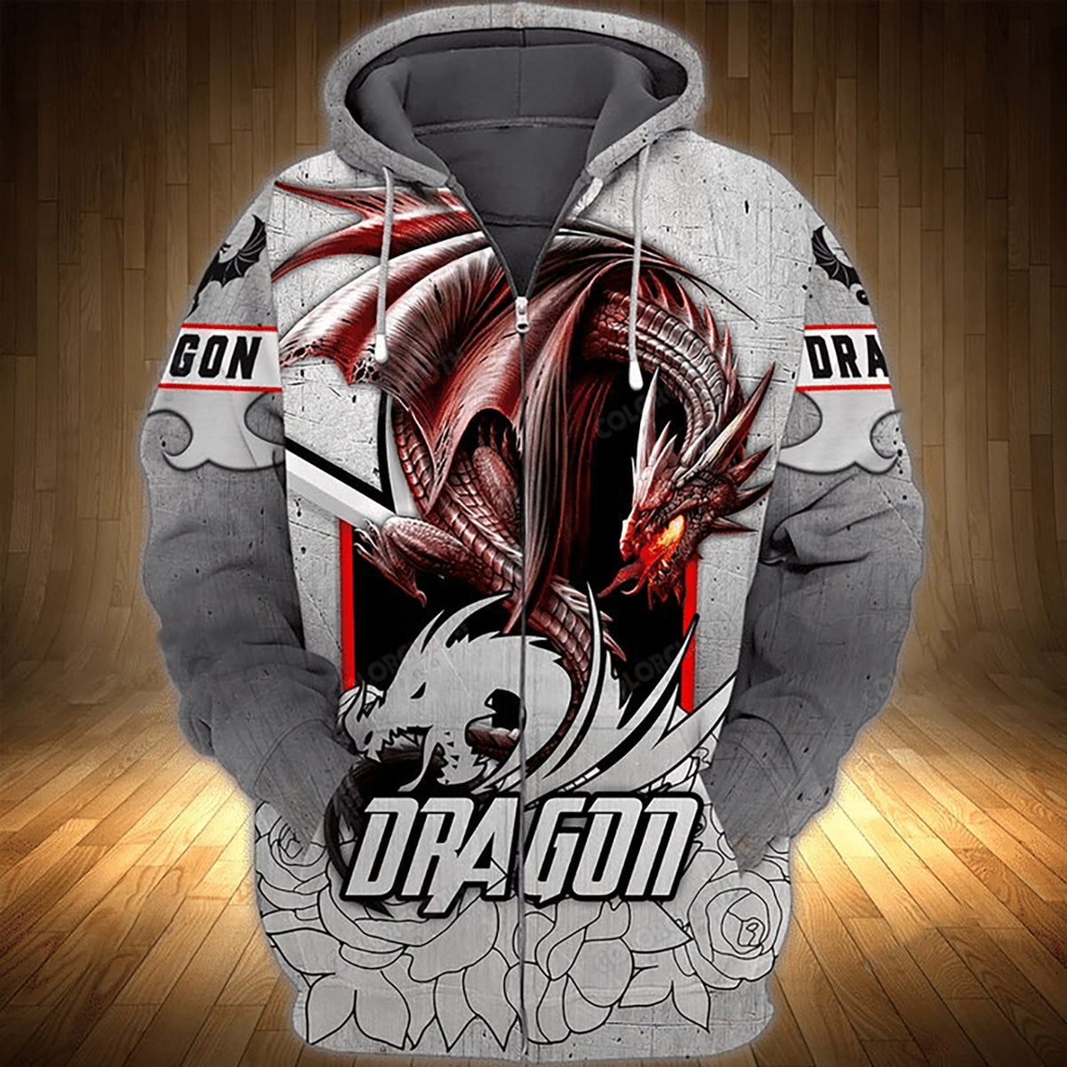 Silver Dragon Hoodie For Mythical Adventures Weekend Outings And Thoughtful Gifting