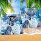 Dragon Snow Love Beautiful Life Hawaiian Print Beach Shorts For Bold Summer Vacation Style
