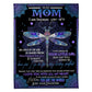 Dragonfly I Love You With All My Heart Flannel Blanket For Cozy Bedroom Sofa Decor